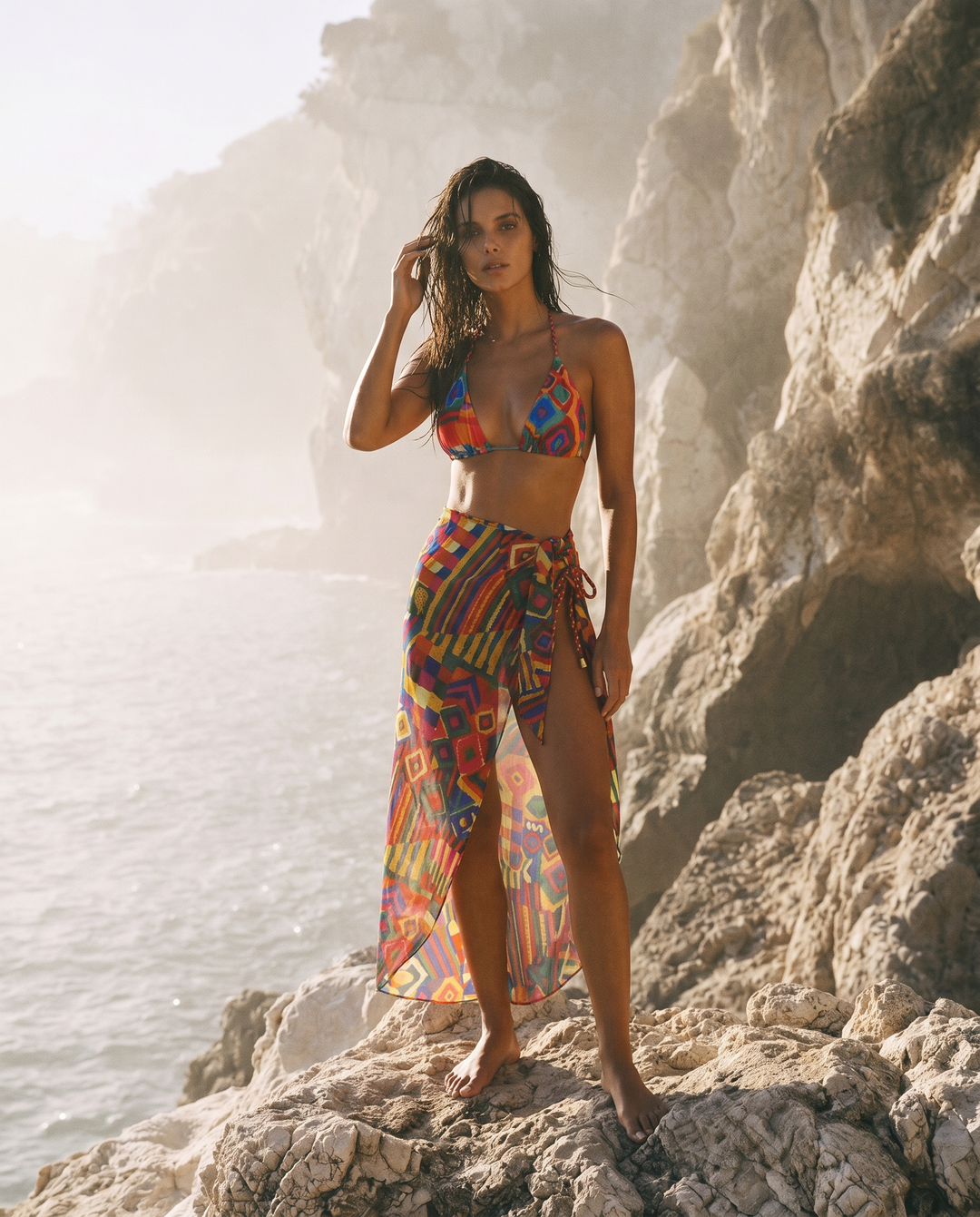 Cuzco Printed Bikini Bottom