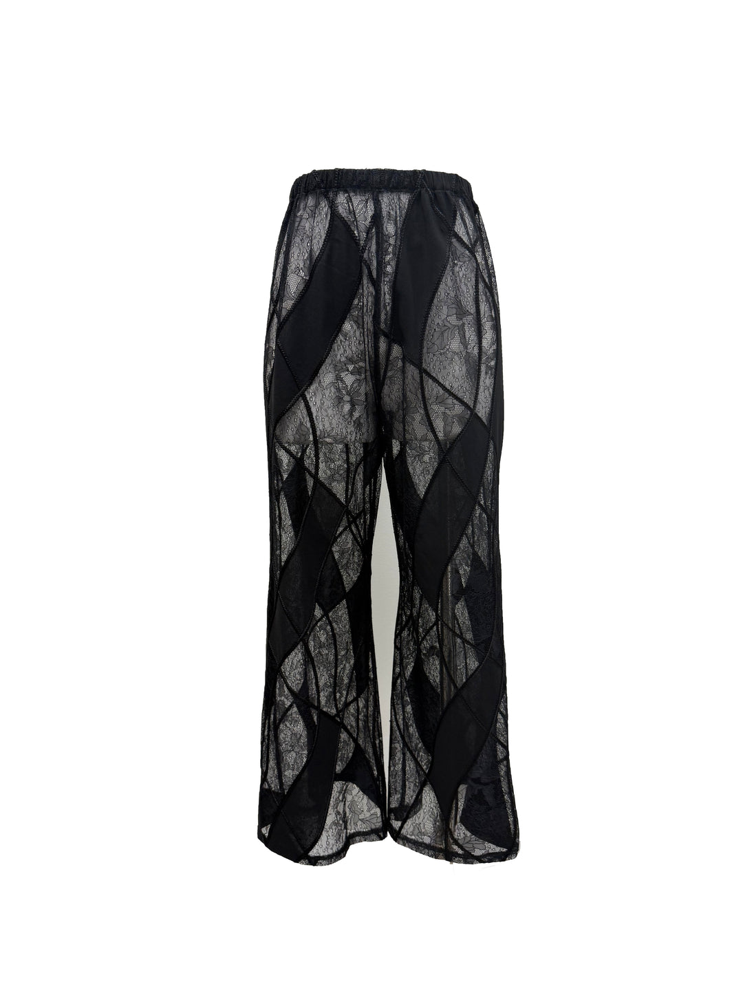 Lithos Black Embroidered Pant