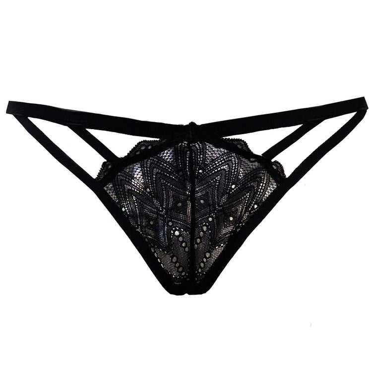 Berlin Strappy Lace Tanga - Carol Coelho Intimates