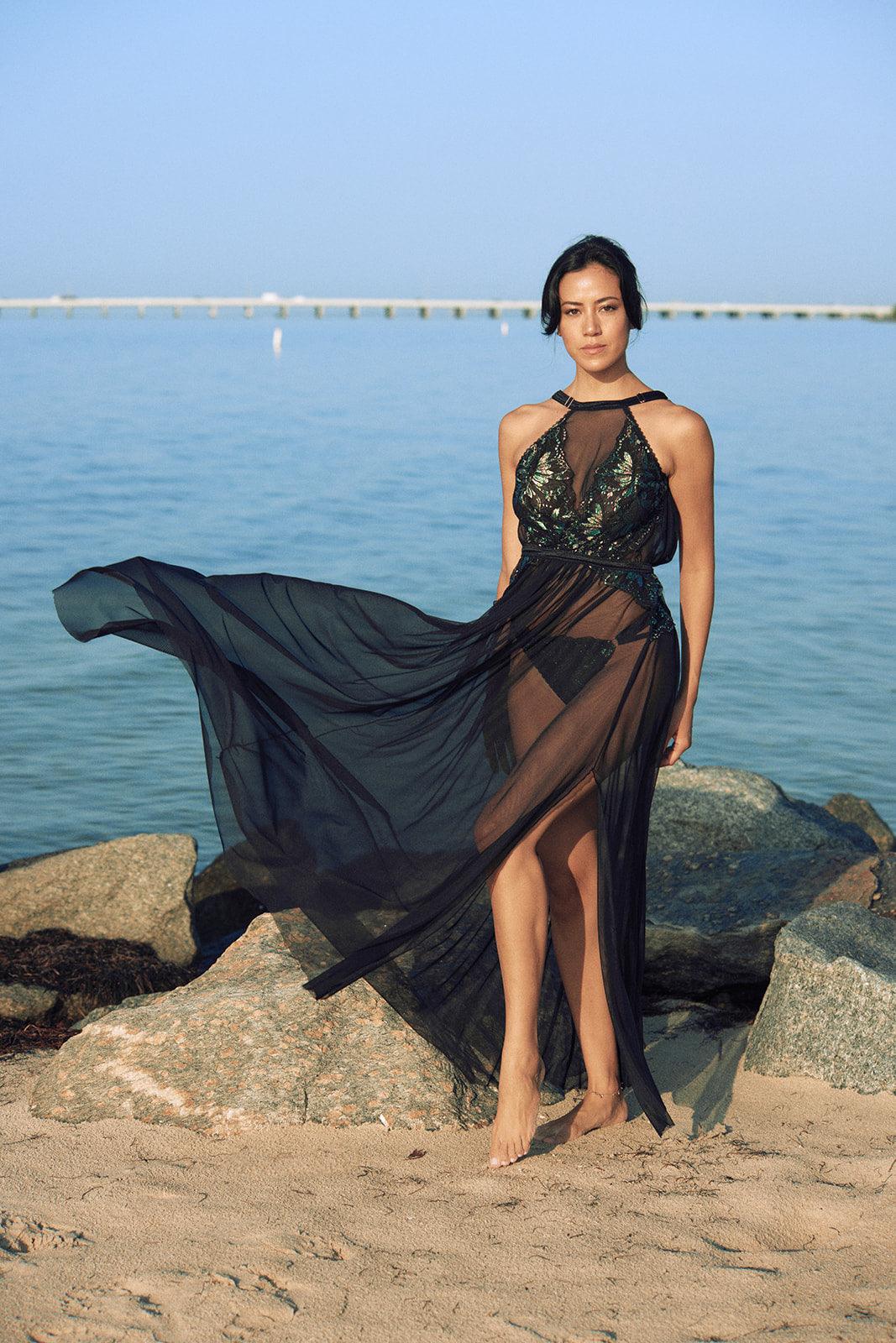 Psyche Long Gown - Carol Coelho Intimates