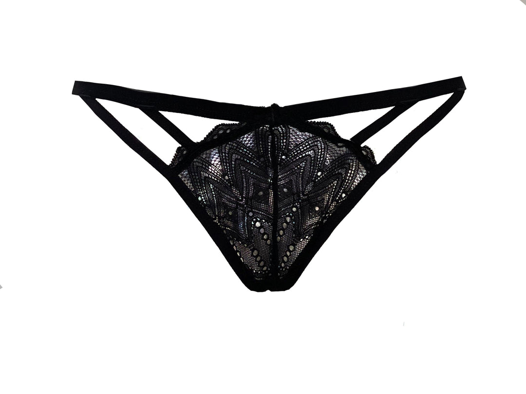 Berlin Strappy Lace Tanga - Carol Coelho Intimates