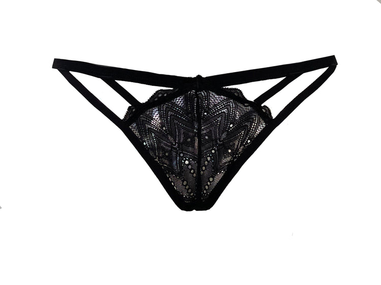 Berlin Strappy Lace Tanga - Carol Coelho Intimates