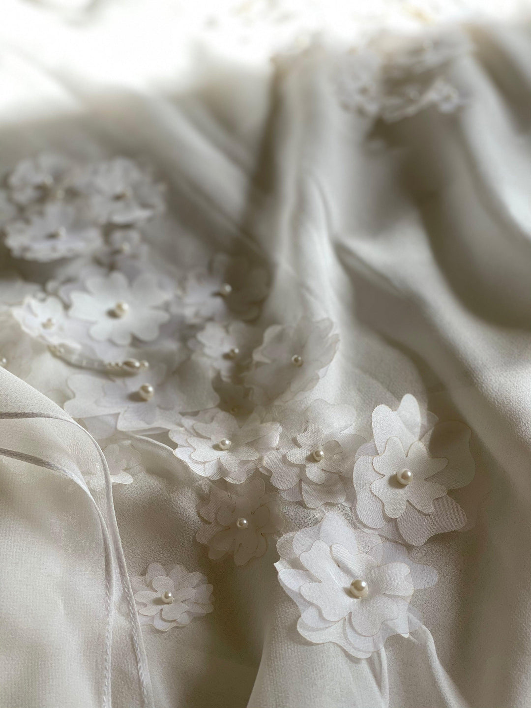 Limited Edition Hand Embroidered Silk Chiffon Caftan - Carol Coelho Intimates