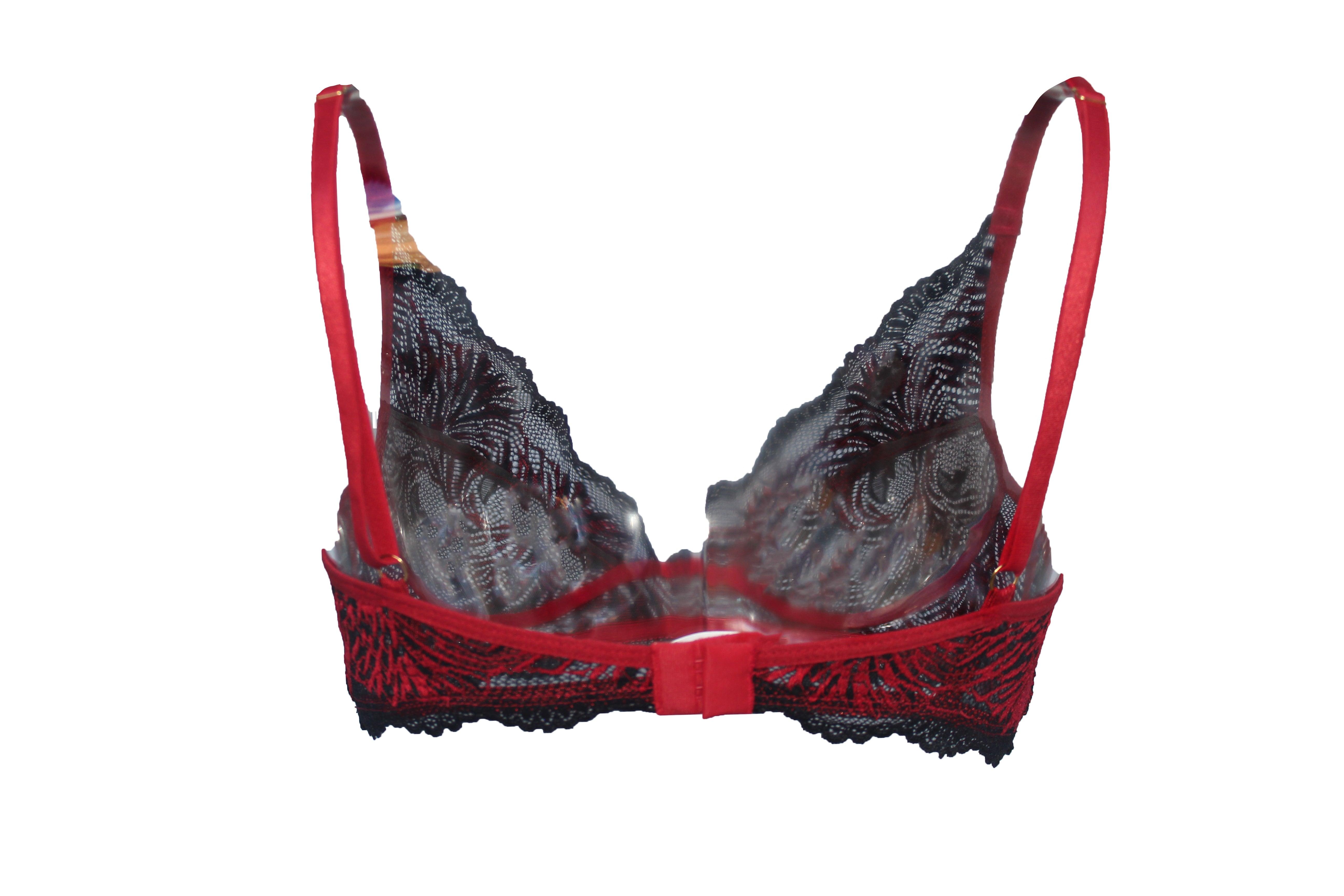 Pomegranate Love Comfy Lace Bralette - Carol Coelho Intimates