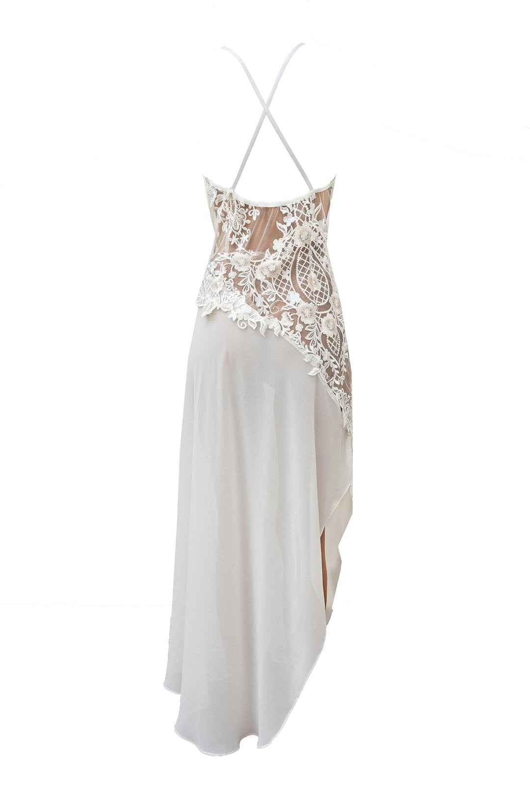Resilience Embroidered Long Gown - Carol Coelho Intimates