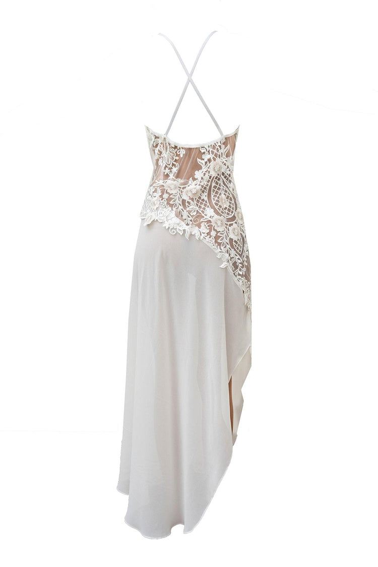 Resilience Embroidered Long Gown - Carol Coelho Intimates