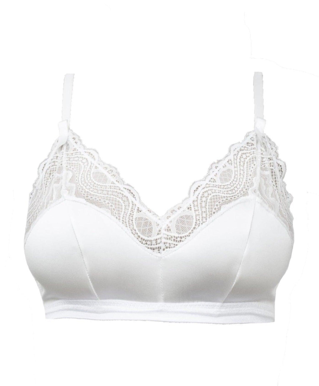 Spider's Web Satin and Lace Bralette - Carol Coelho Intimates