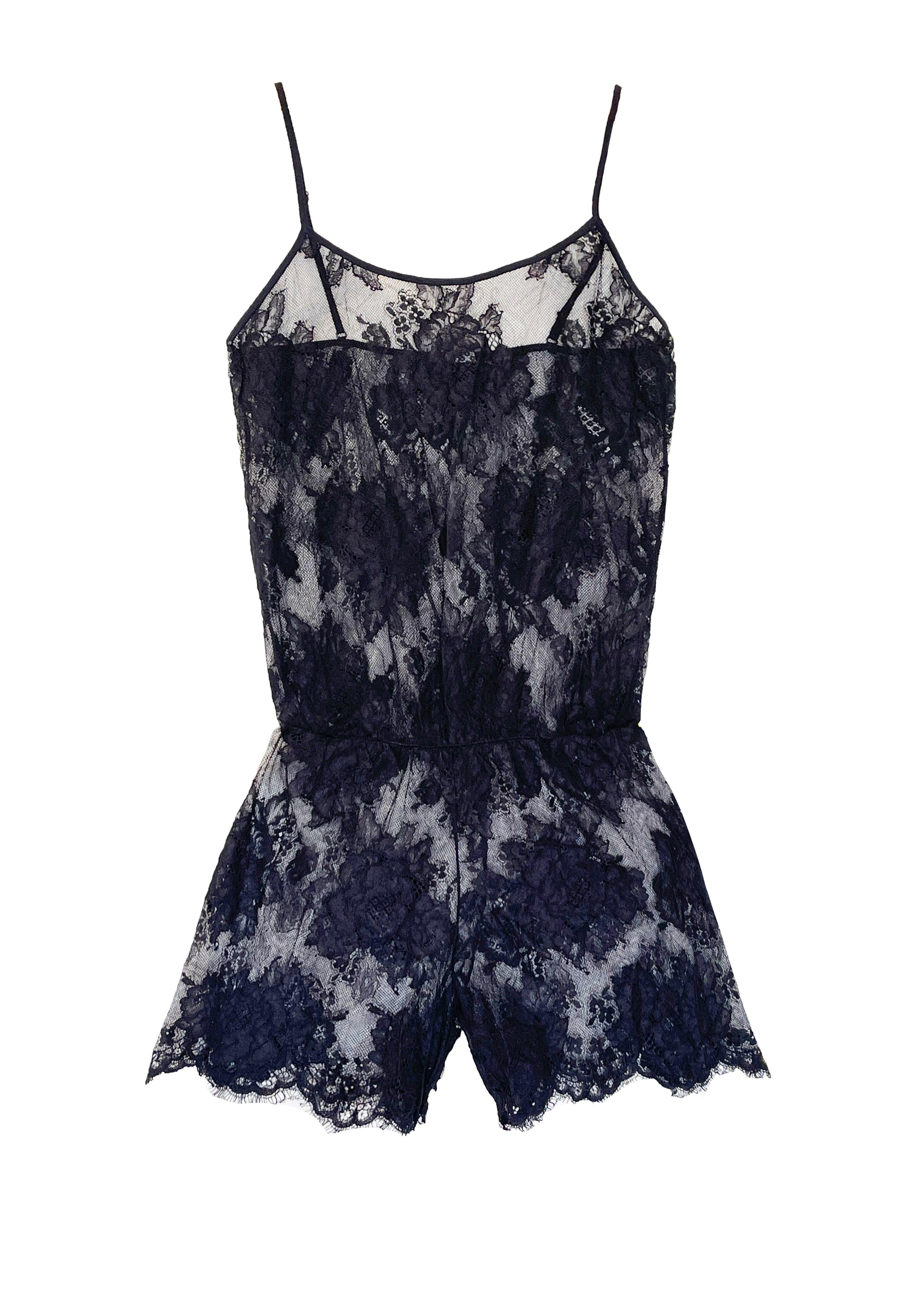 Wales Sheer Floral Lace Jumper - Carol Coelho Intimates